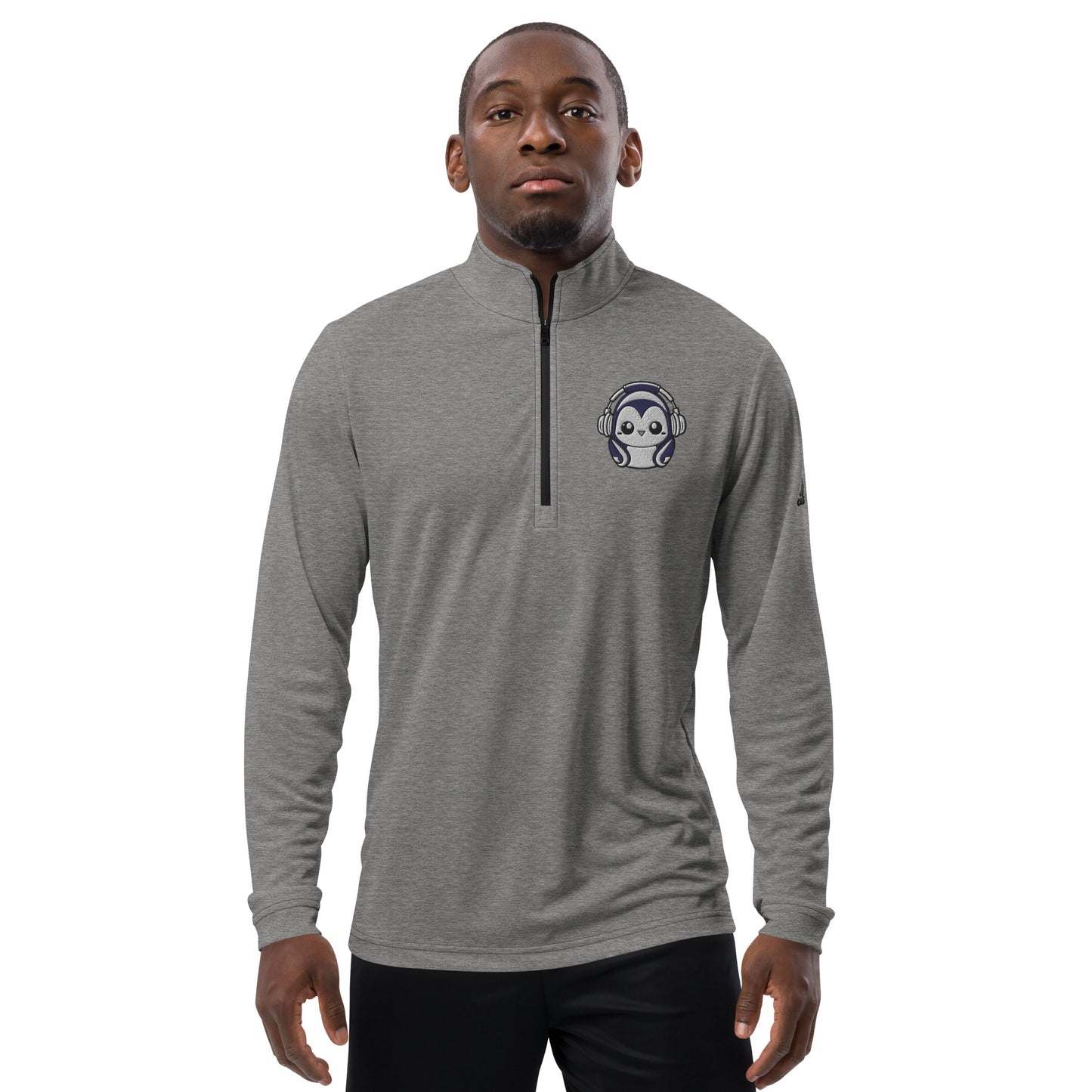 Penguin Adidas Quarter zip pullover