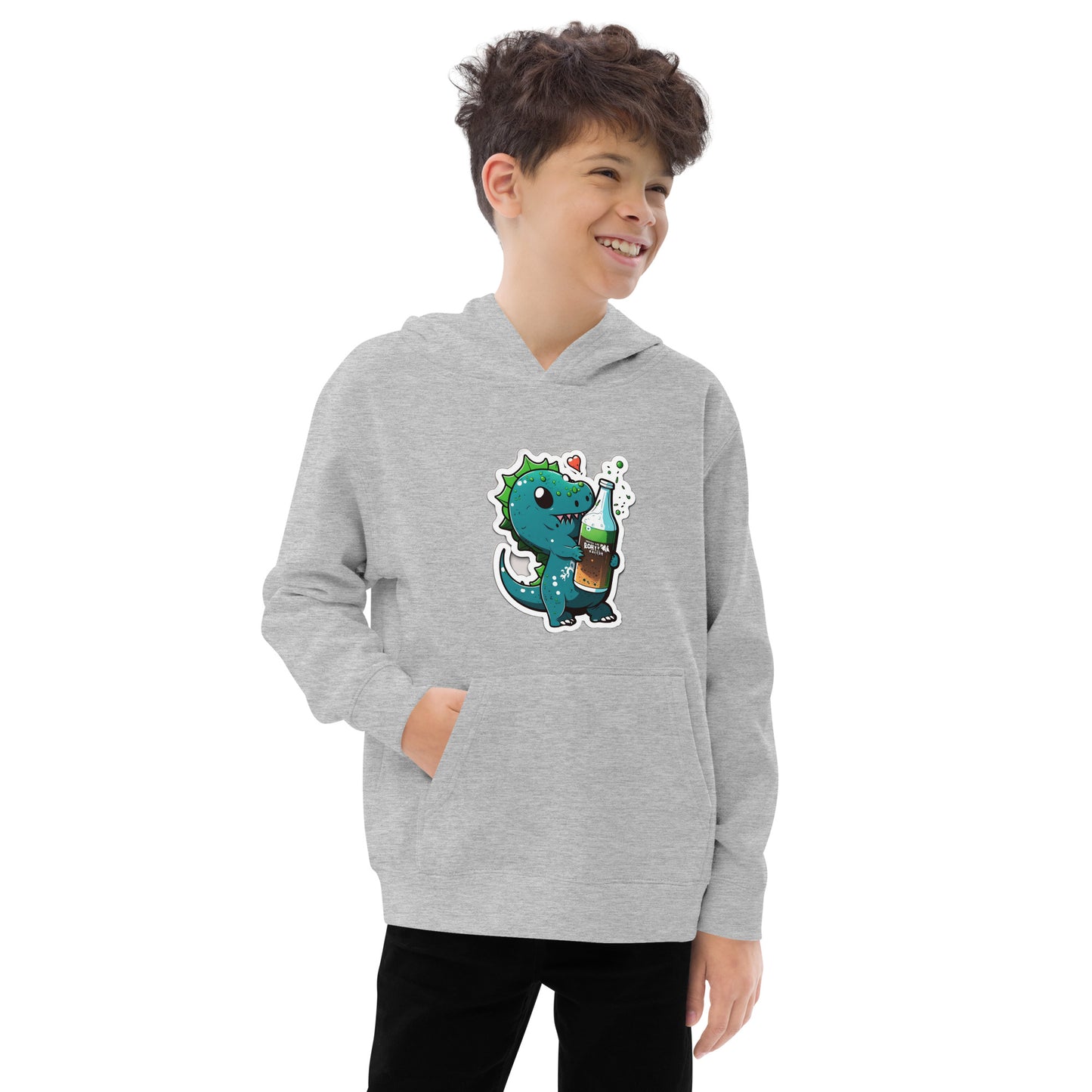 Dino pop Kids fleece hoodie