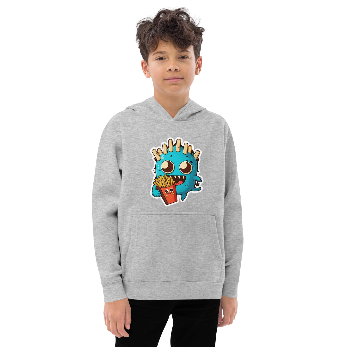 Fries Monster Kids fleece hoodie