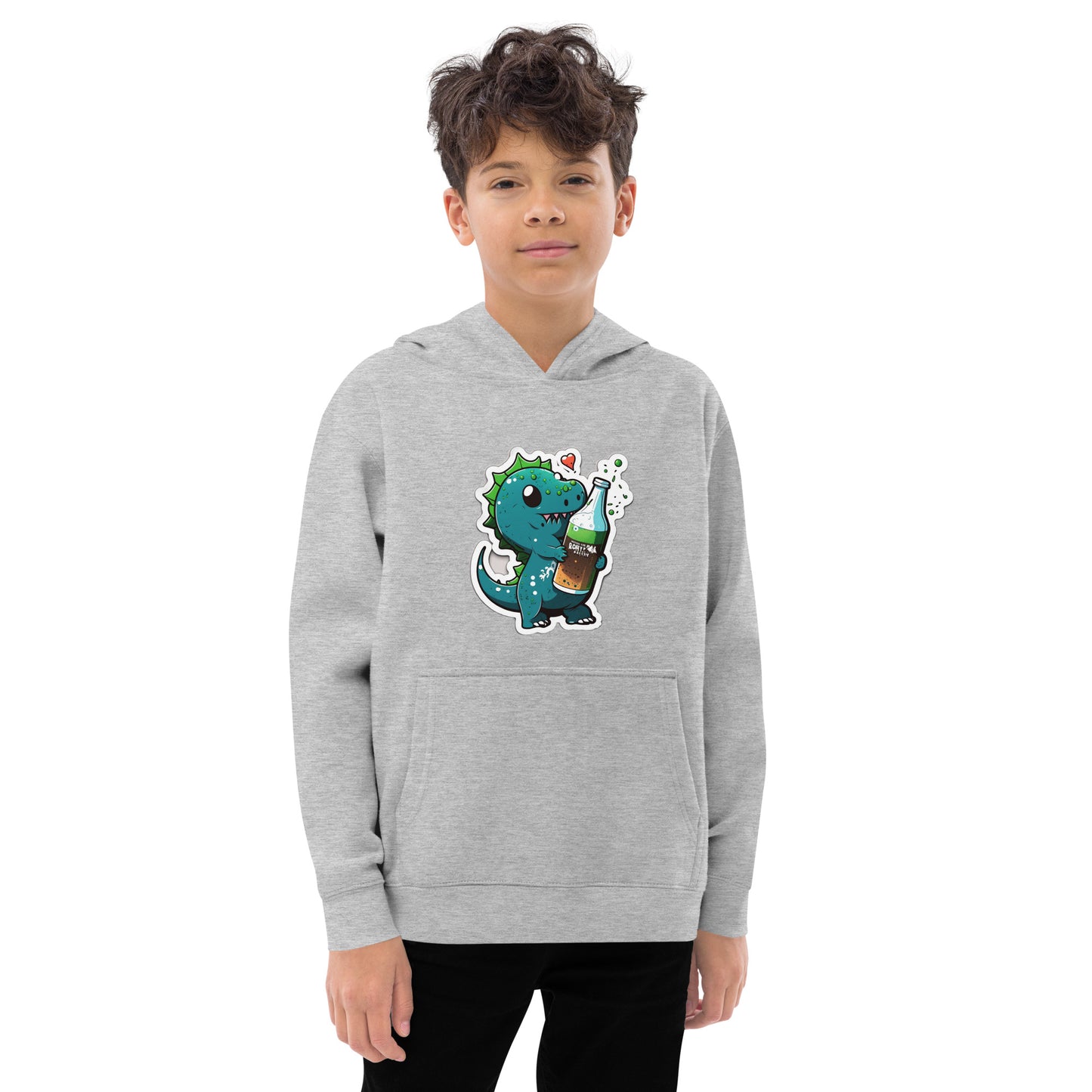 Dino pop Kids fleece hoodie