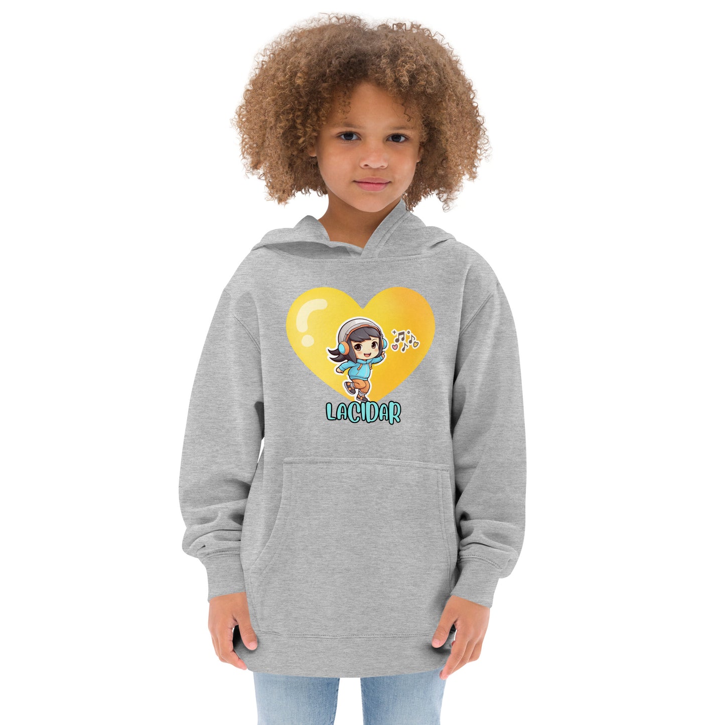 Chibi music Kids fleece hoodie