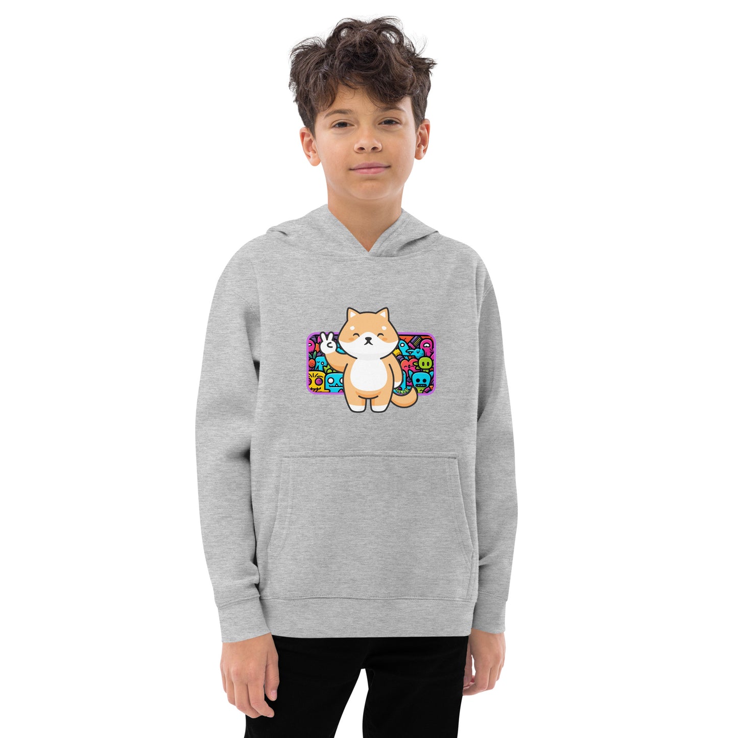 Shiba Kids fleece hoodie