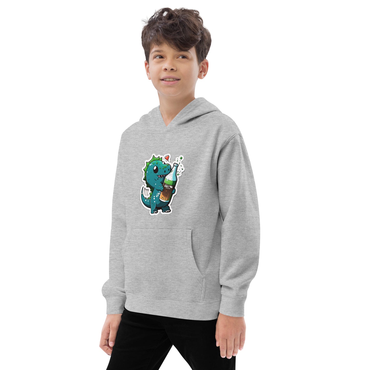 Dino pop Kids fleece hoodie