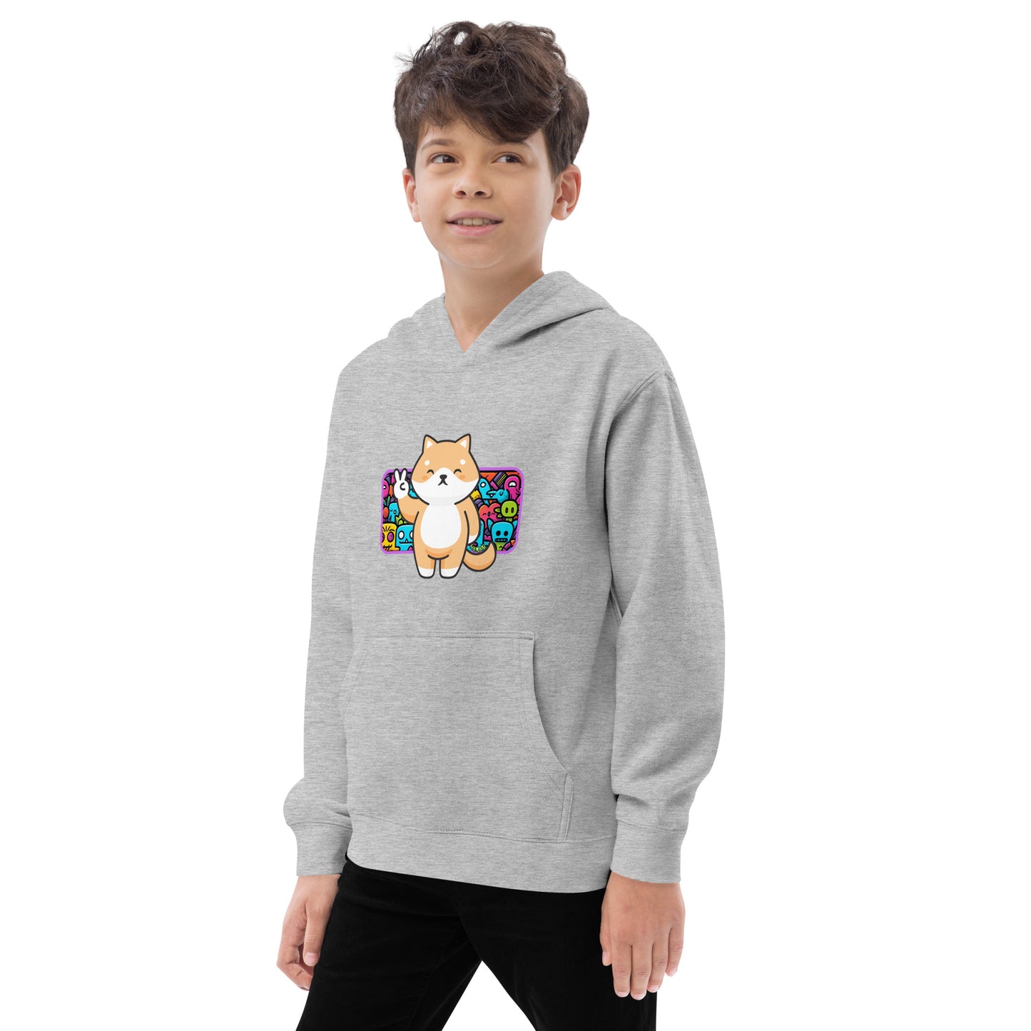 Shiba Kids fleece hoodie