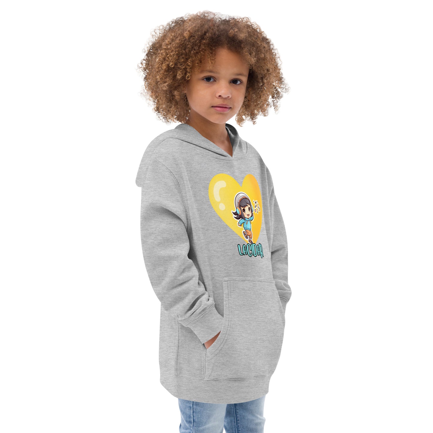 Chibi music Kids fleece hoodie