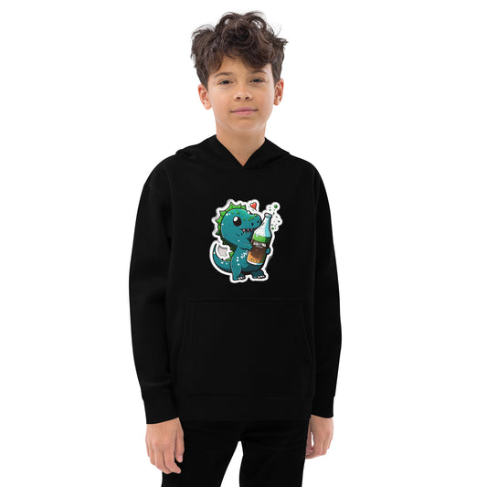 Dino pop Kids fleece hoodie