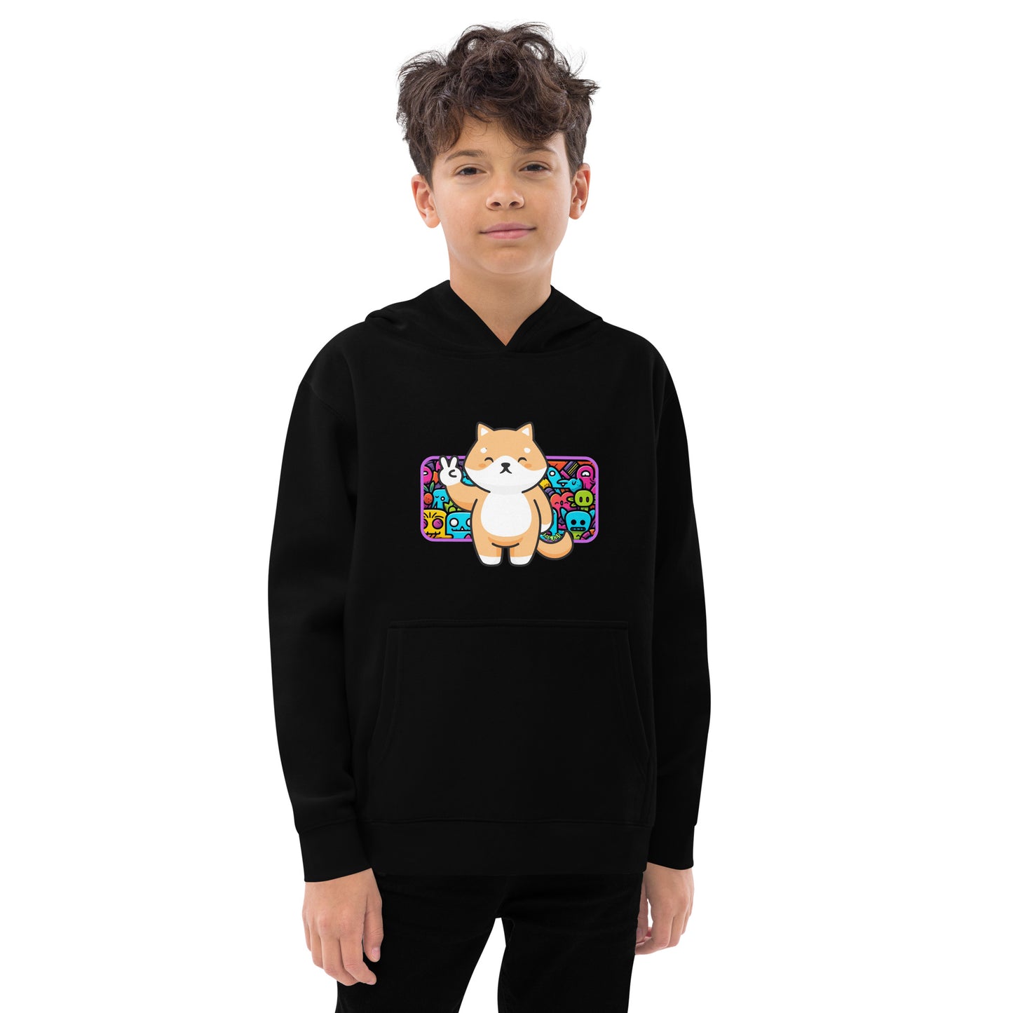 Shiba Kids fleece hoodie