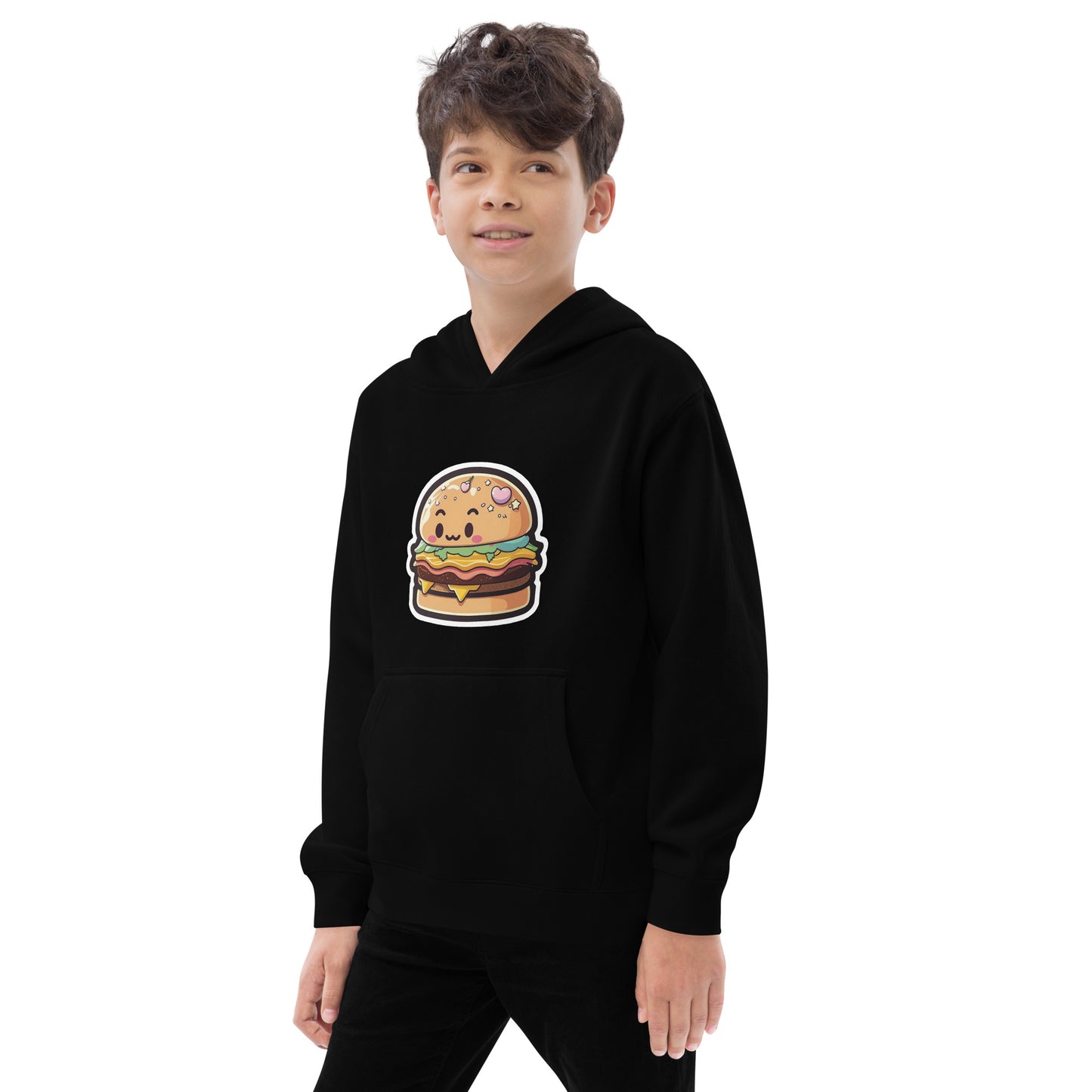 King Burger Kids fleece hoodie