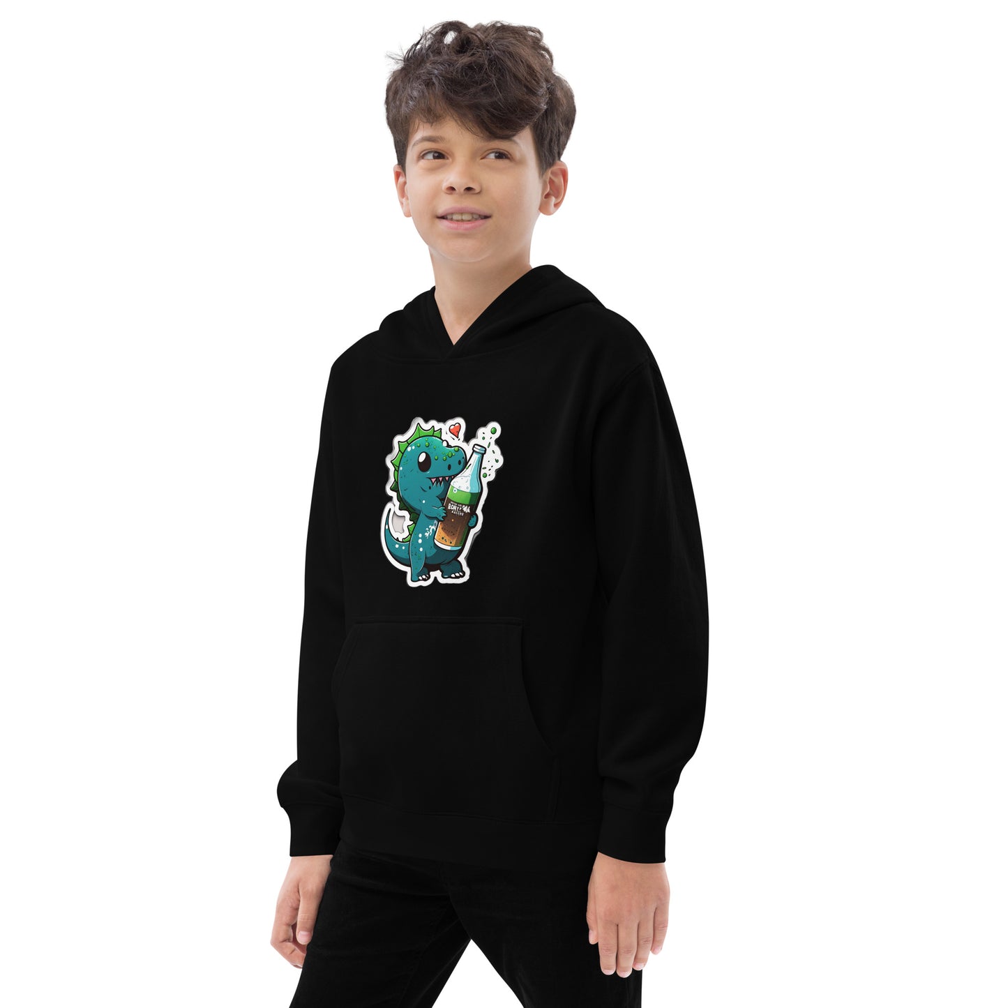 Dino pop Kids fleece hoodie