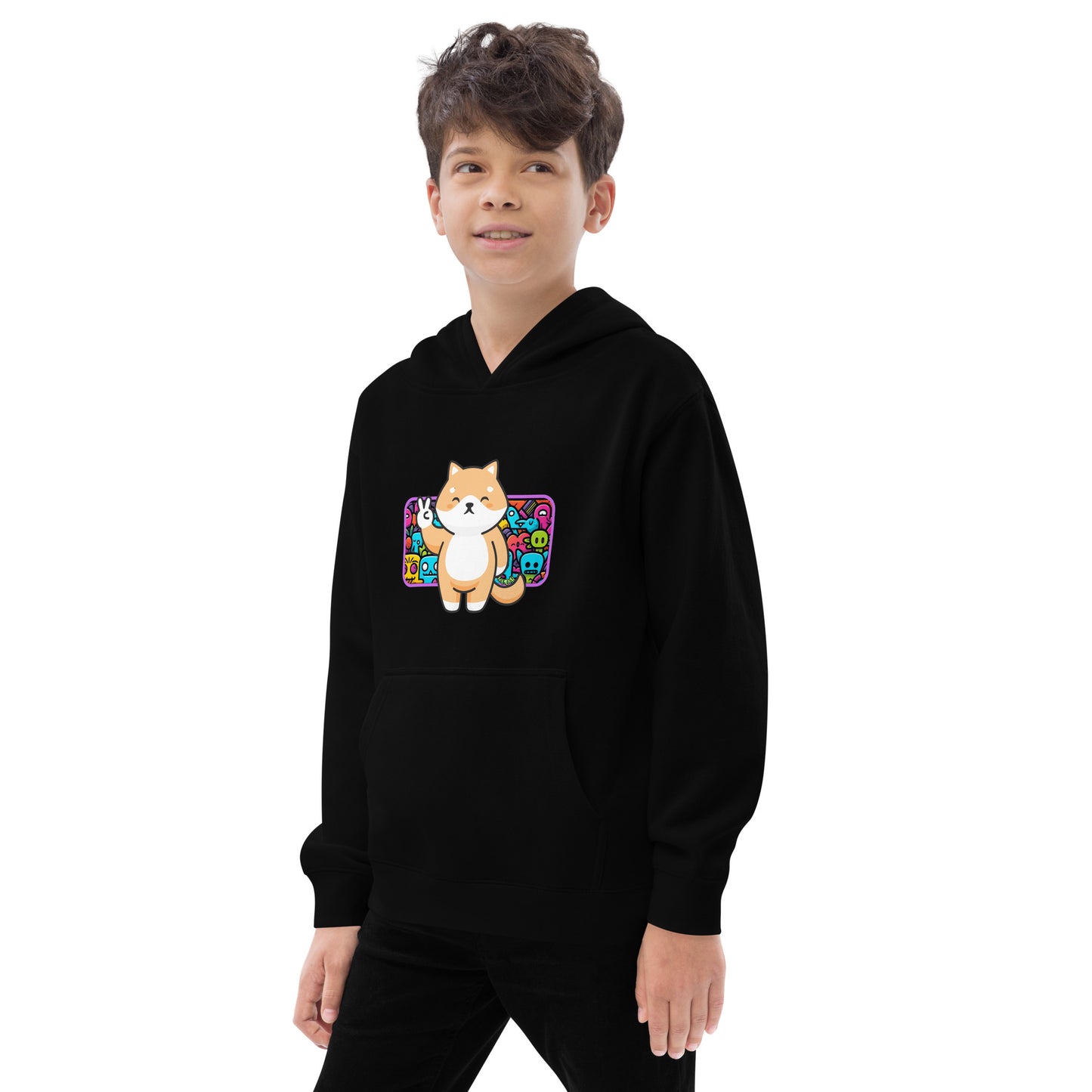 Shiba Kids fleece hoodie