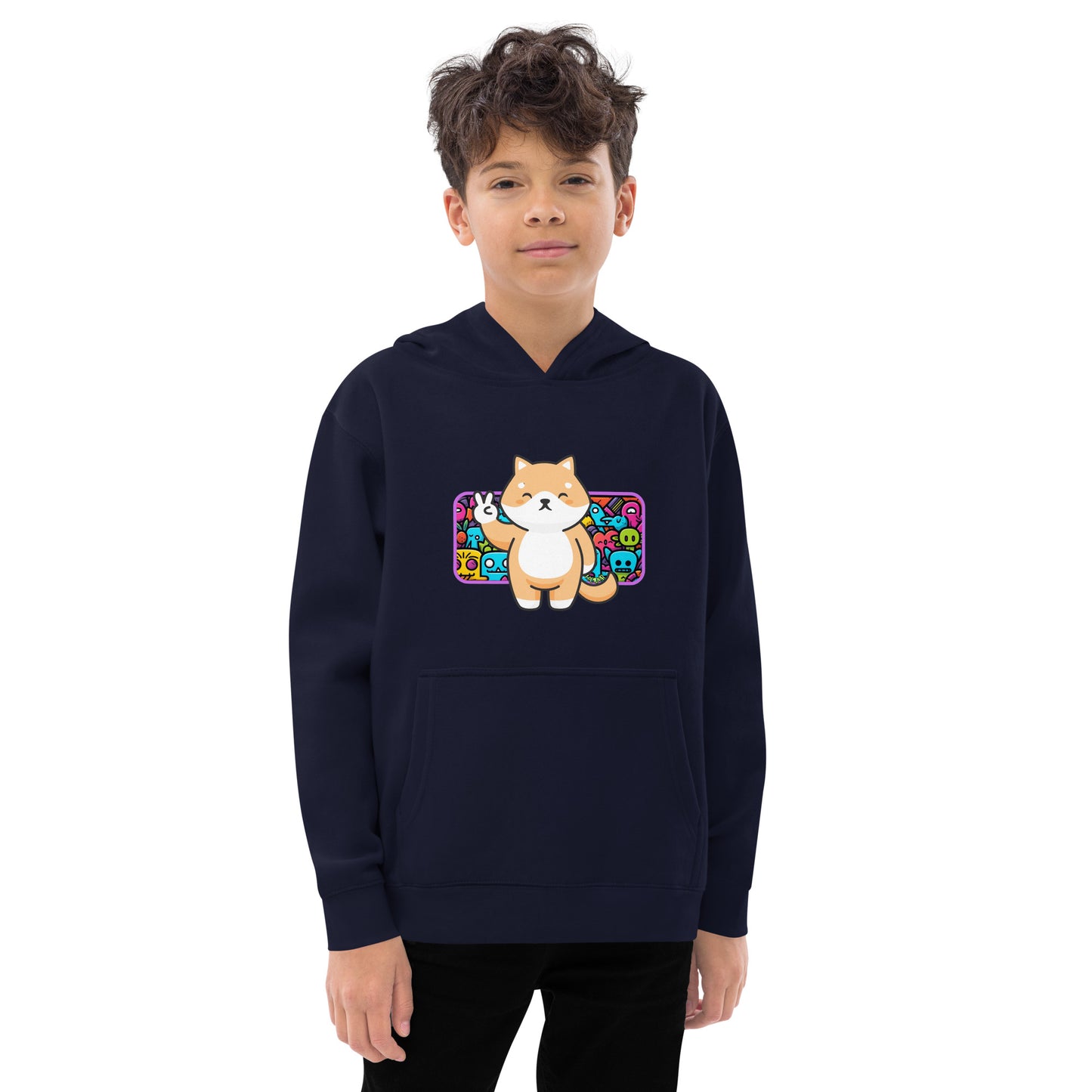 Shiba Kids fleece hoodie