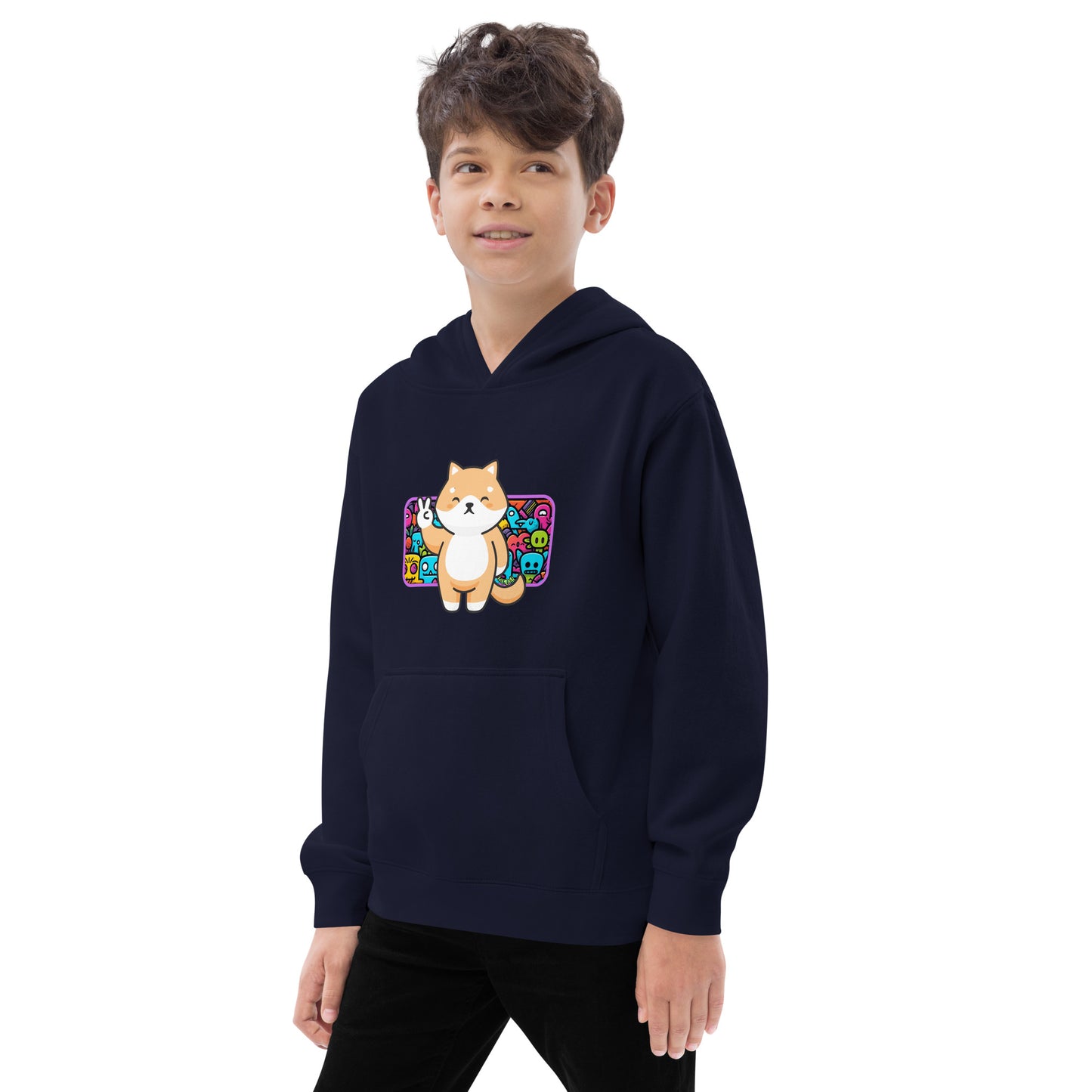 Shiba Kids fleece hoodie