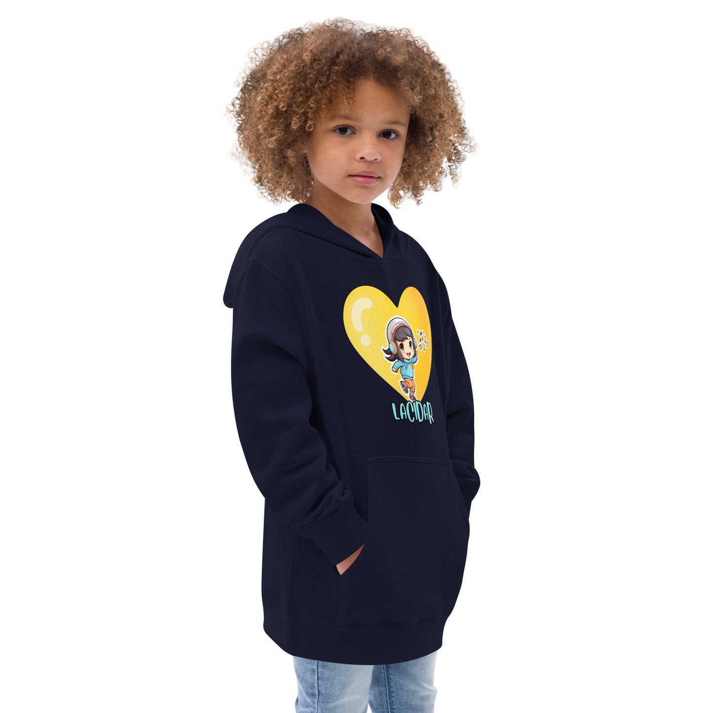 Chibi music Kids fleece hoodie
