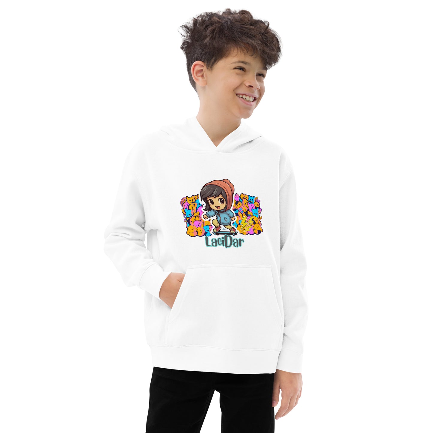 Skate Chibi Kids fleece hoodie