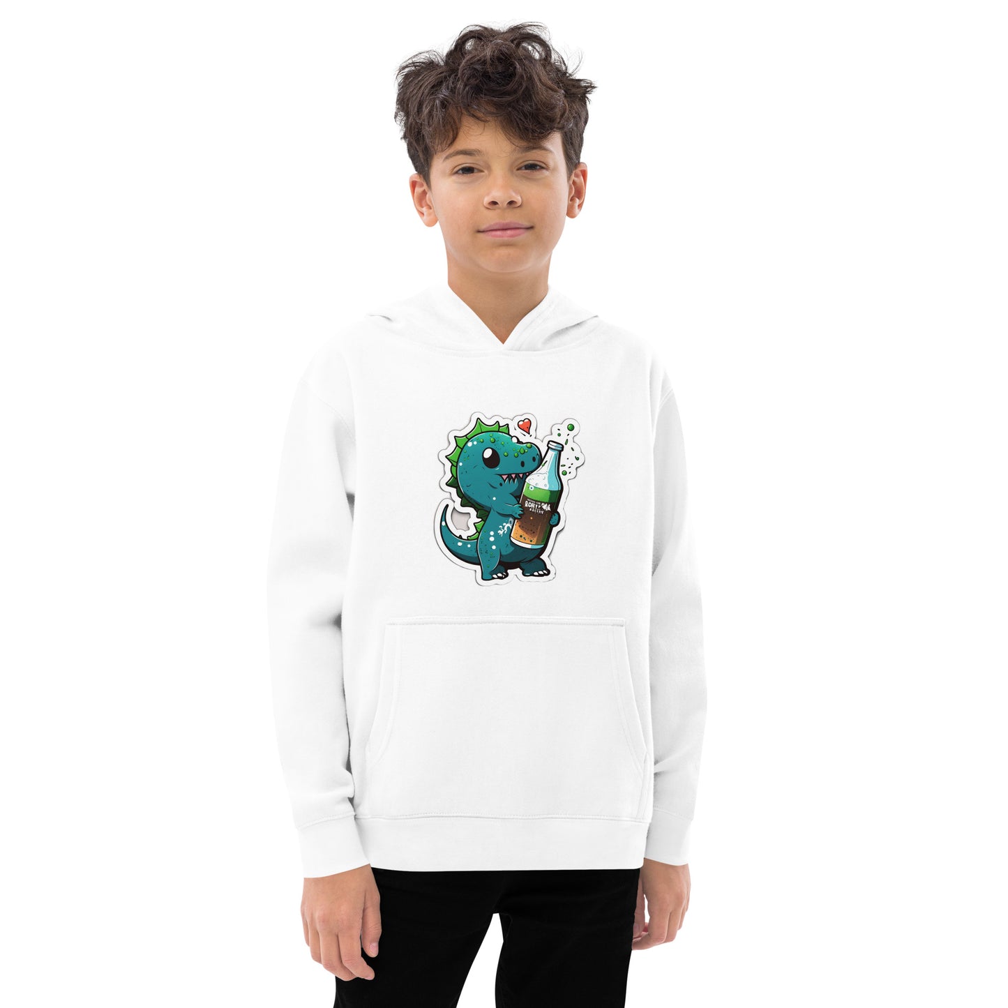 Dino pop Kids fleece hoodie