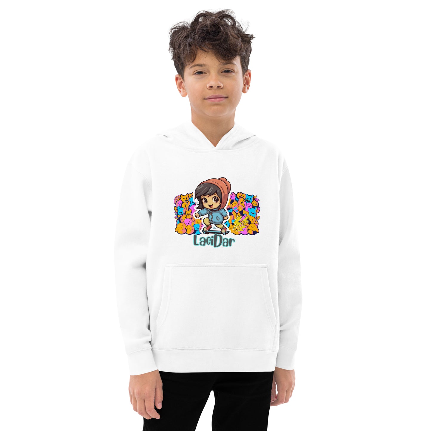 Skate Chibi Kids fleece hoodie