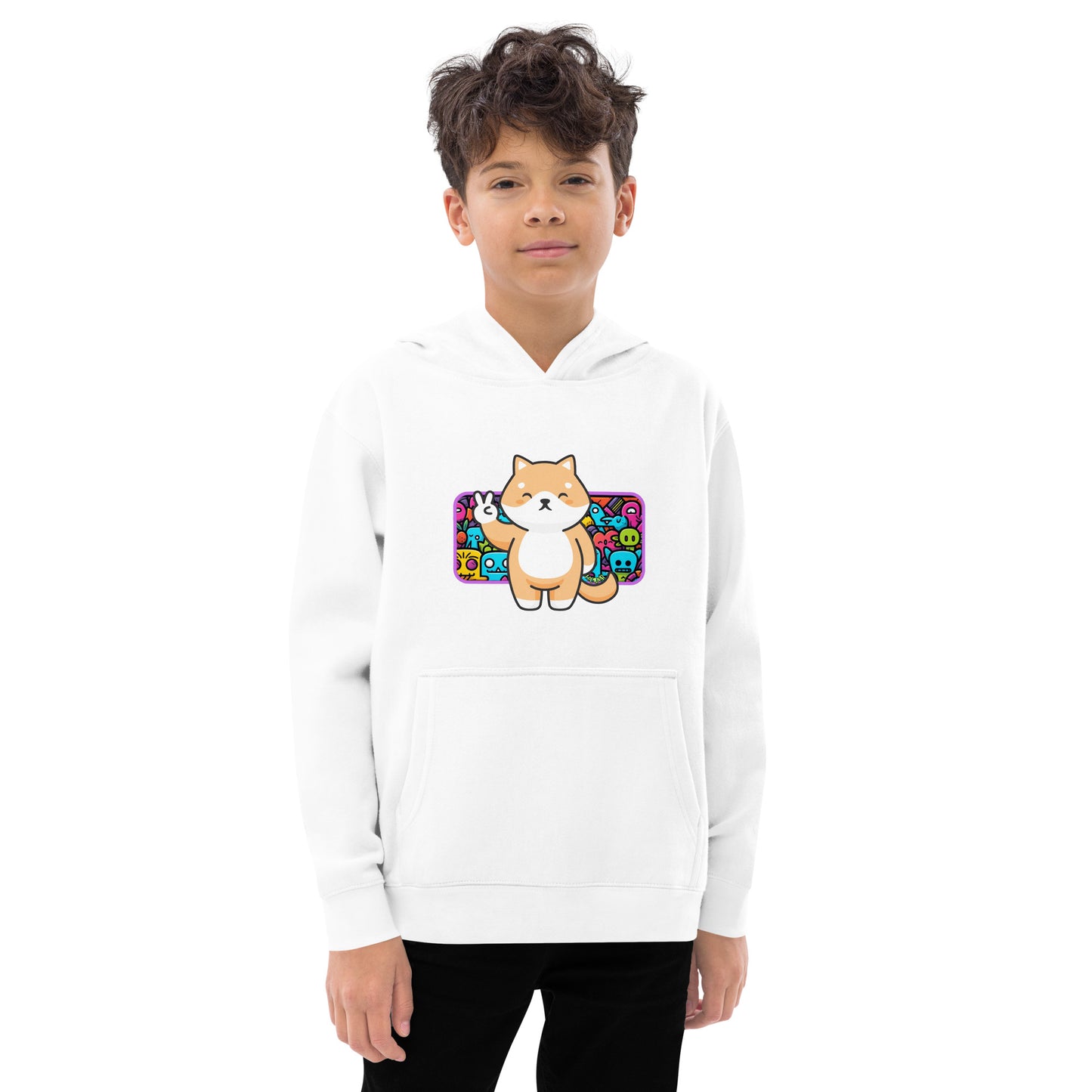 Shiba Kids fleece hoodie