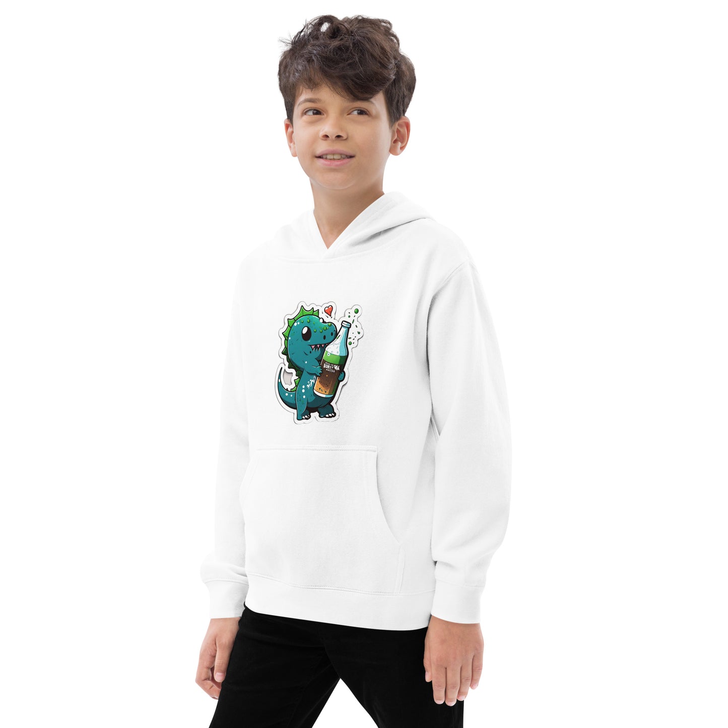 Dino pop Kids fleece hoodie