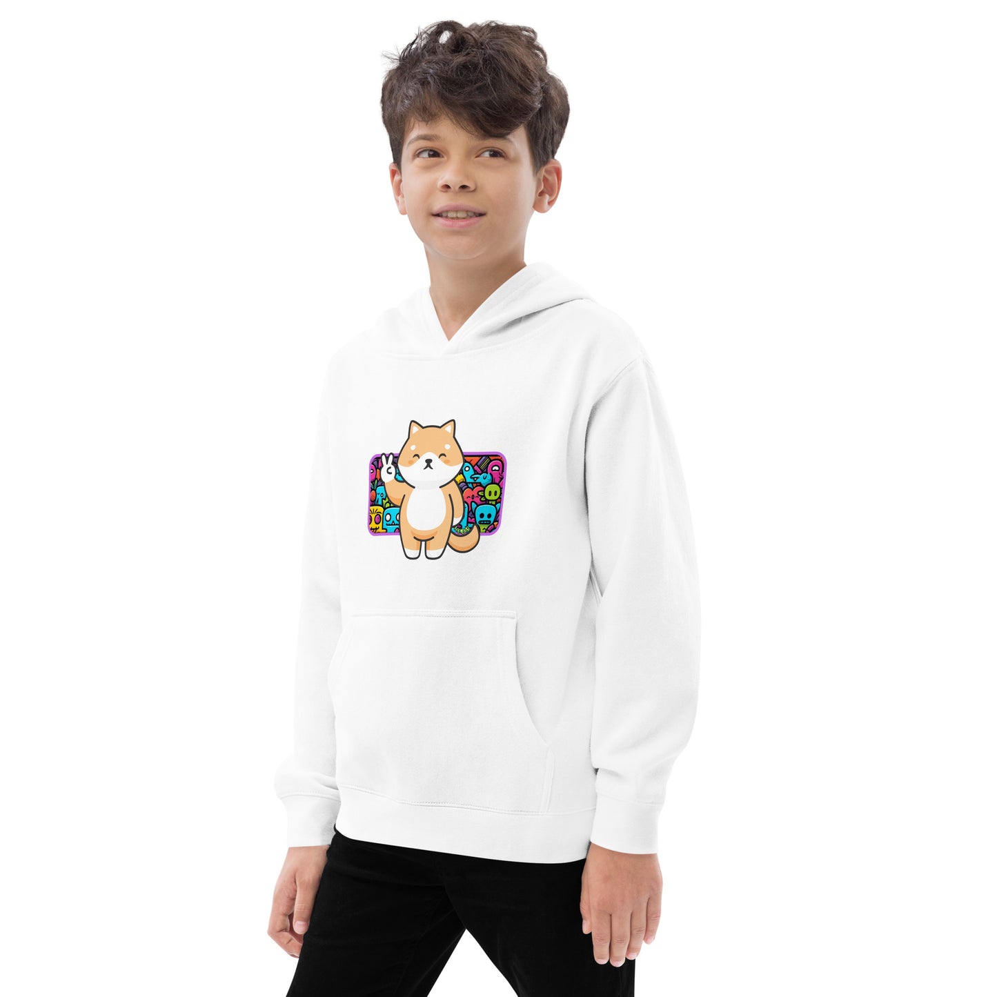 Shiba Kids fleece hoodie