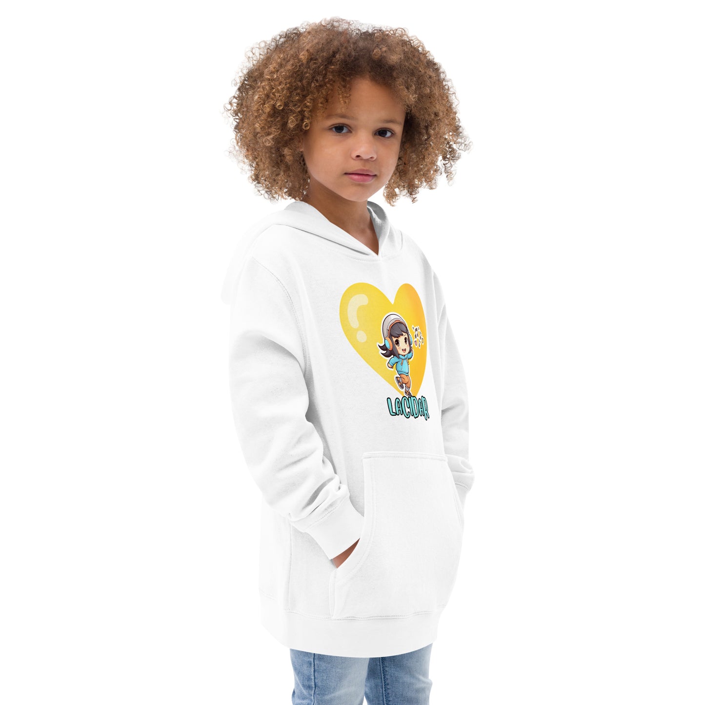 Chibi music Kids fleece hoodie