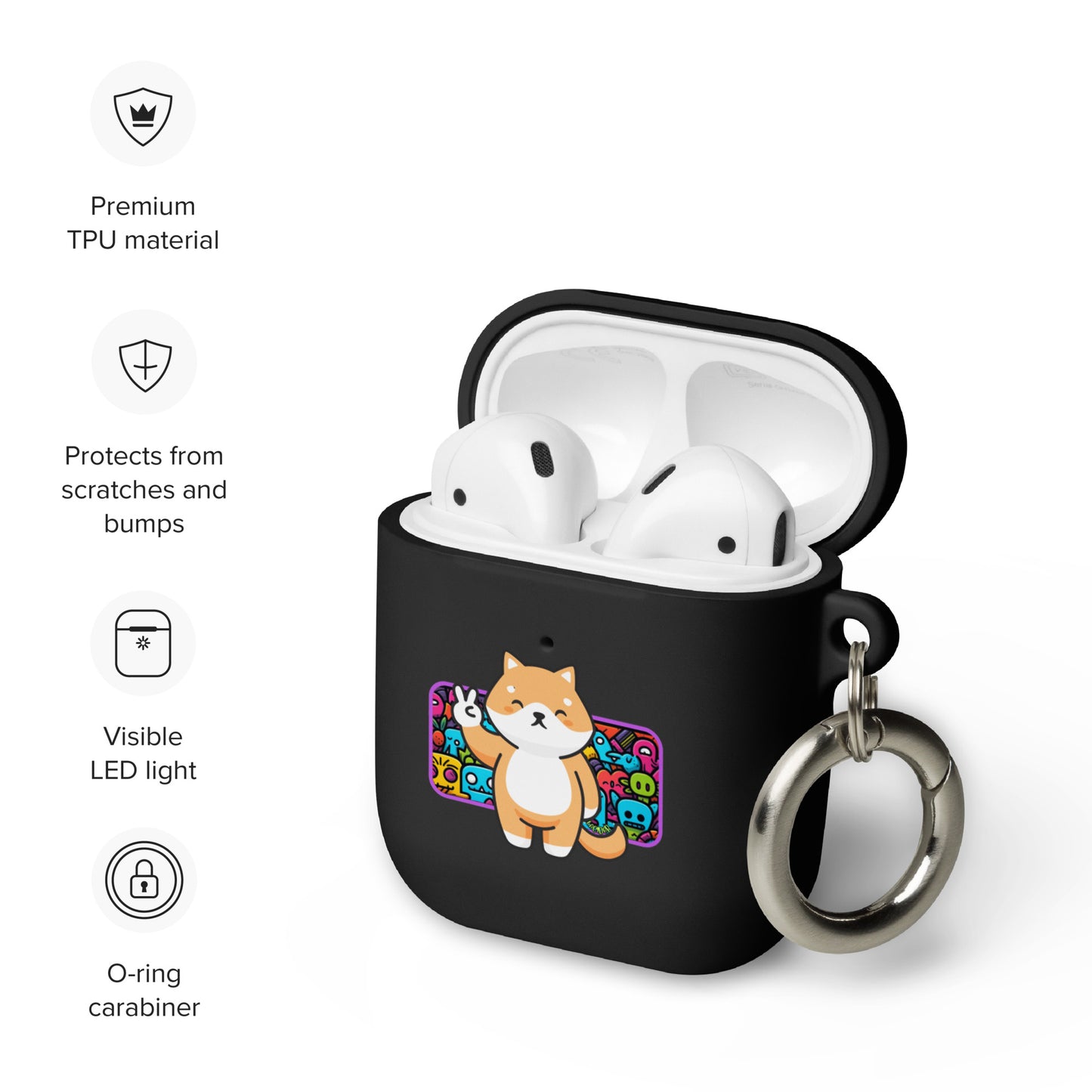 Shiba Rubber Case for AirPods®