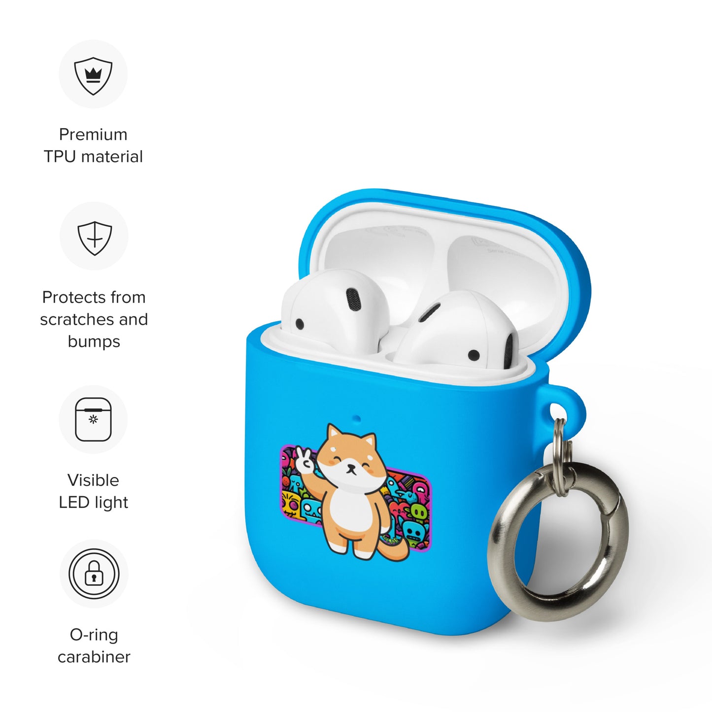 Shiba Rubber Case for AirPods®