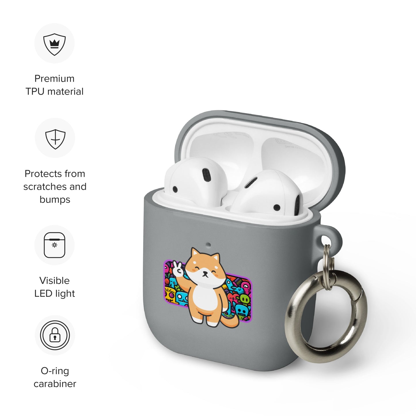 Shiba Rubber Case for AirPods®