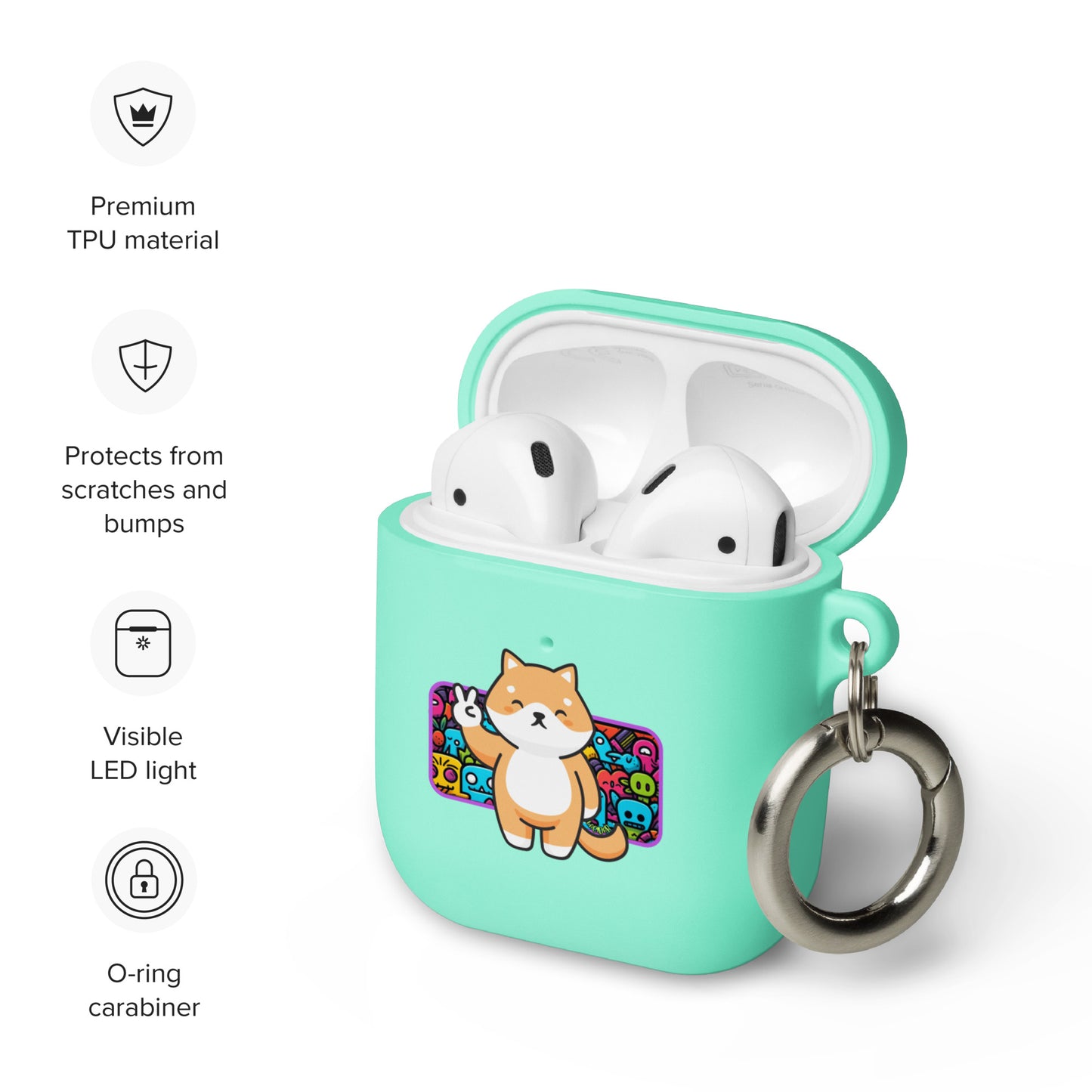 Shiba Rubber Case for AirPods®