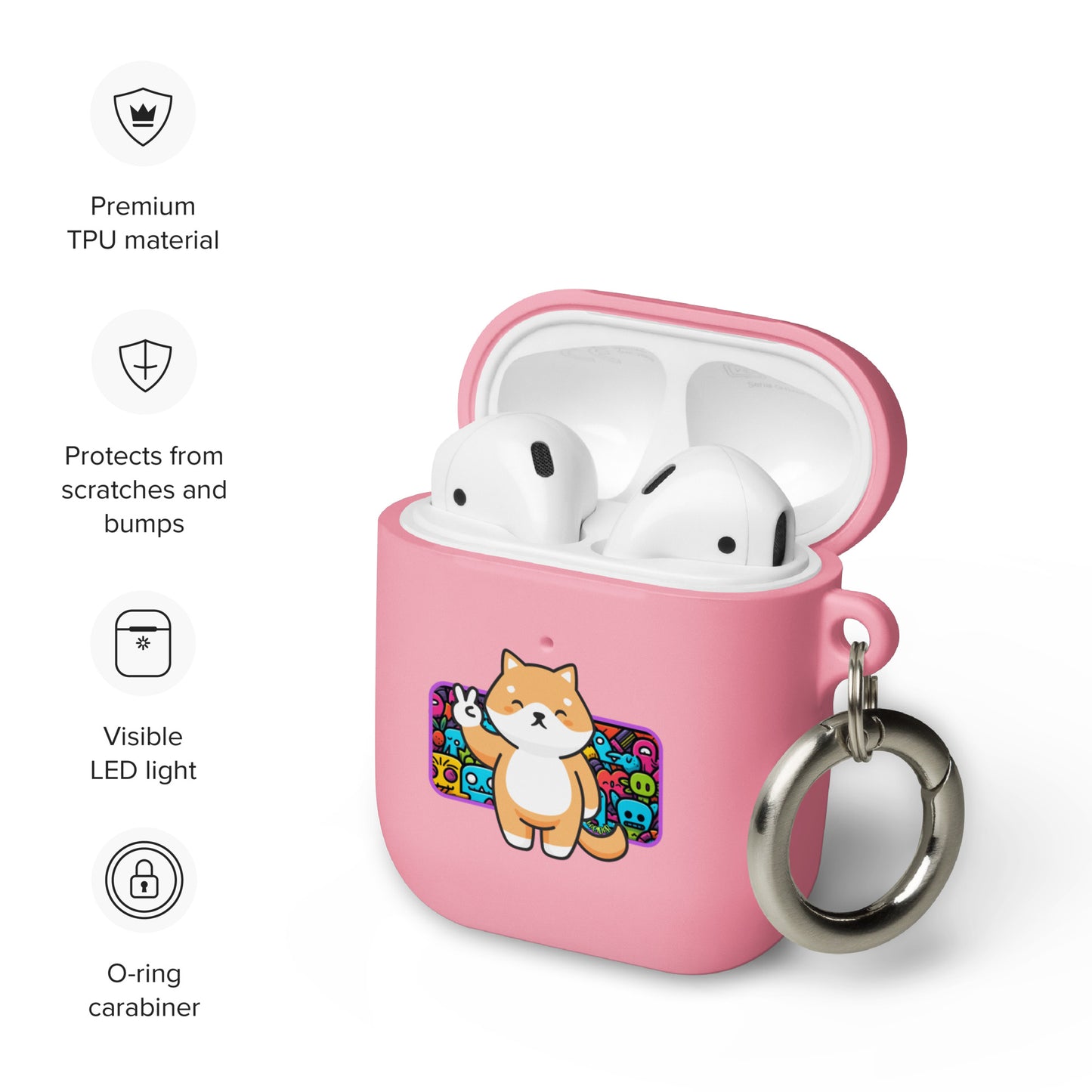 Shiba Rubber Case for AirPods®