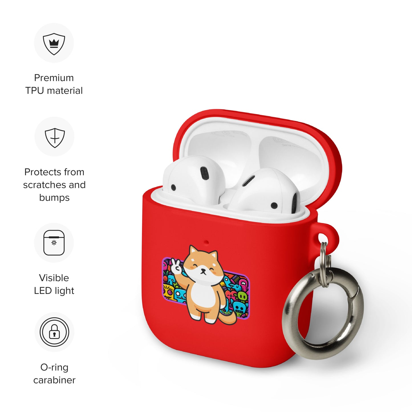 Shiba Rubber Case for AirPods®