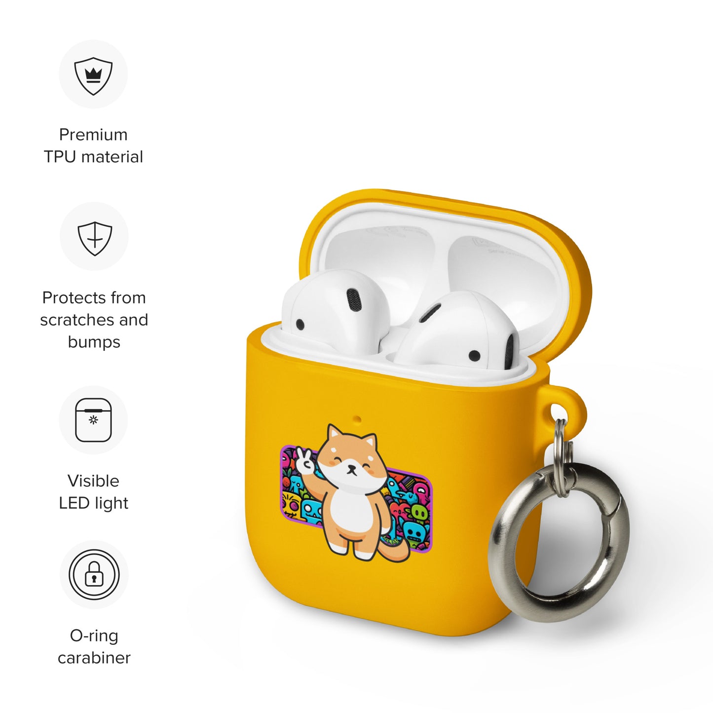 Shiba Rubber Case for AirPods®