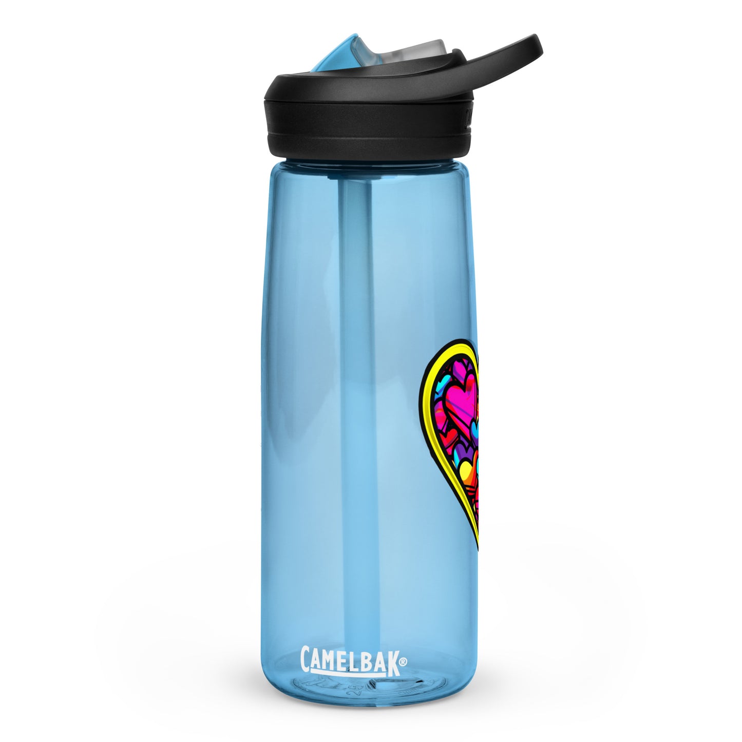 Heart 25oz Sports water bottle