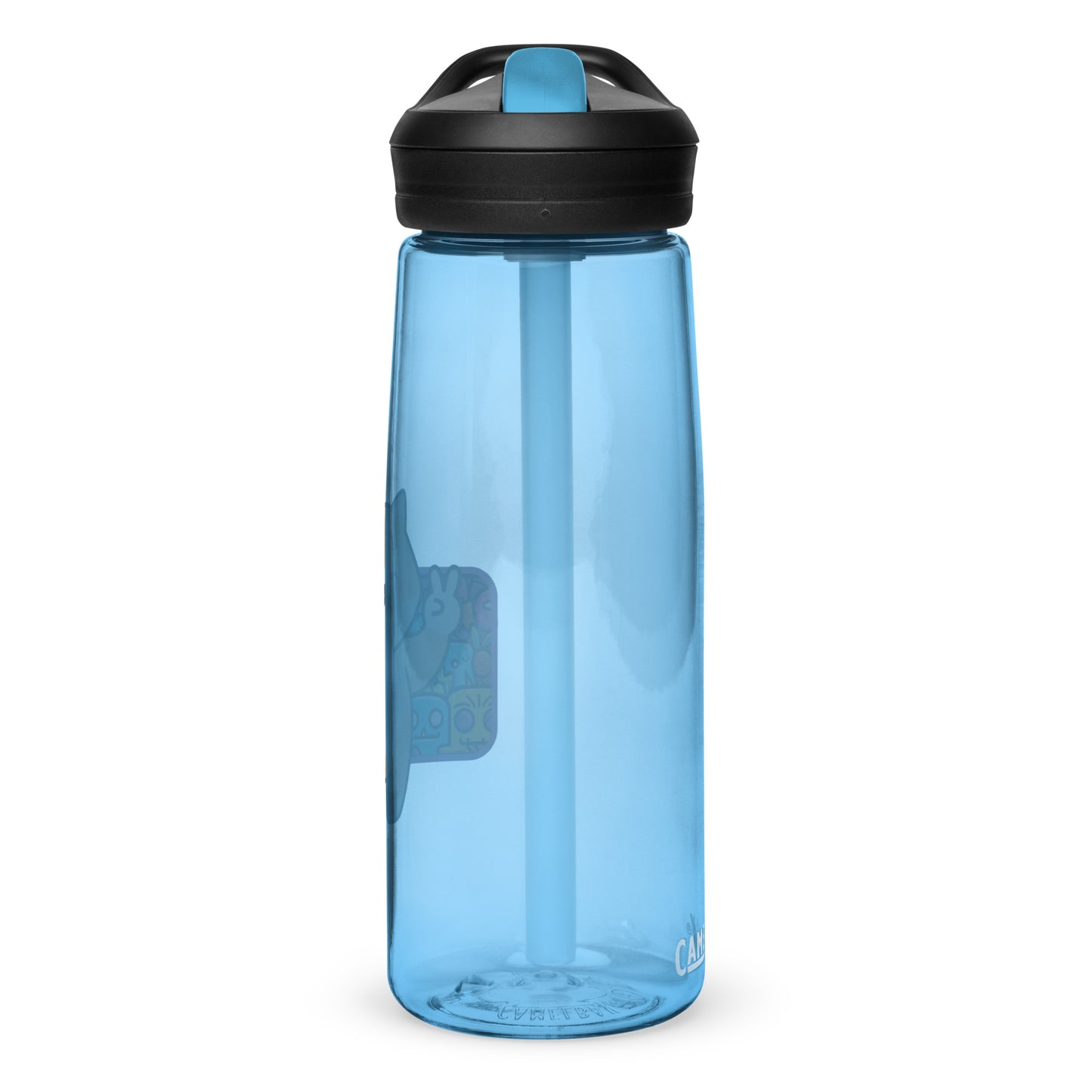 Peace Shiba graphic Sports water bottle