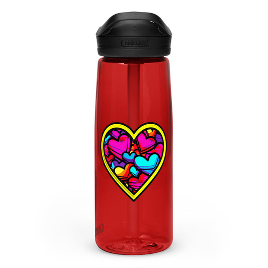 Heart 25oz Sports water bottle