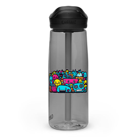 Monster Mural Sports water bottle