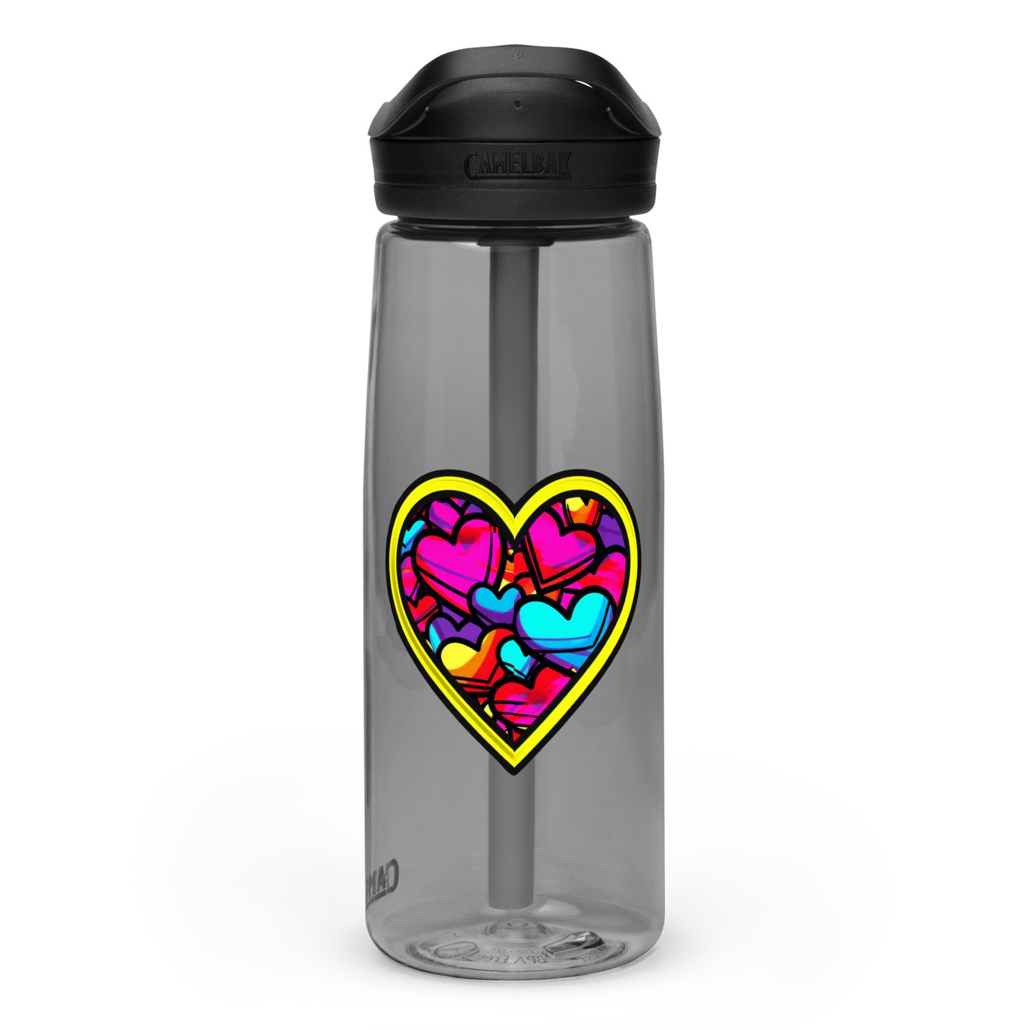 Heart 25oz Sports water bottle