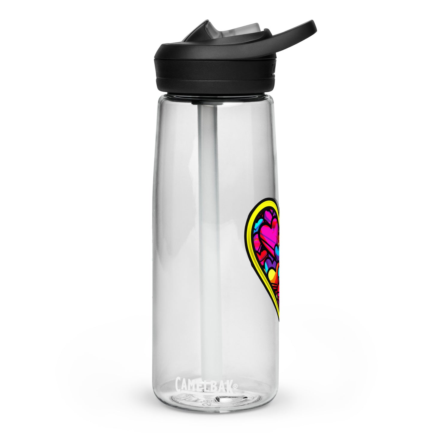 Heart 25oz Sports water bottle