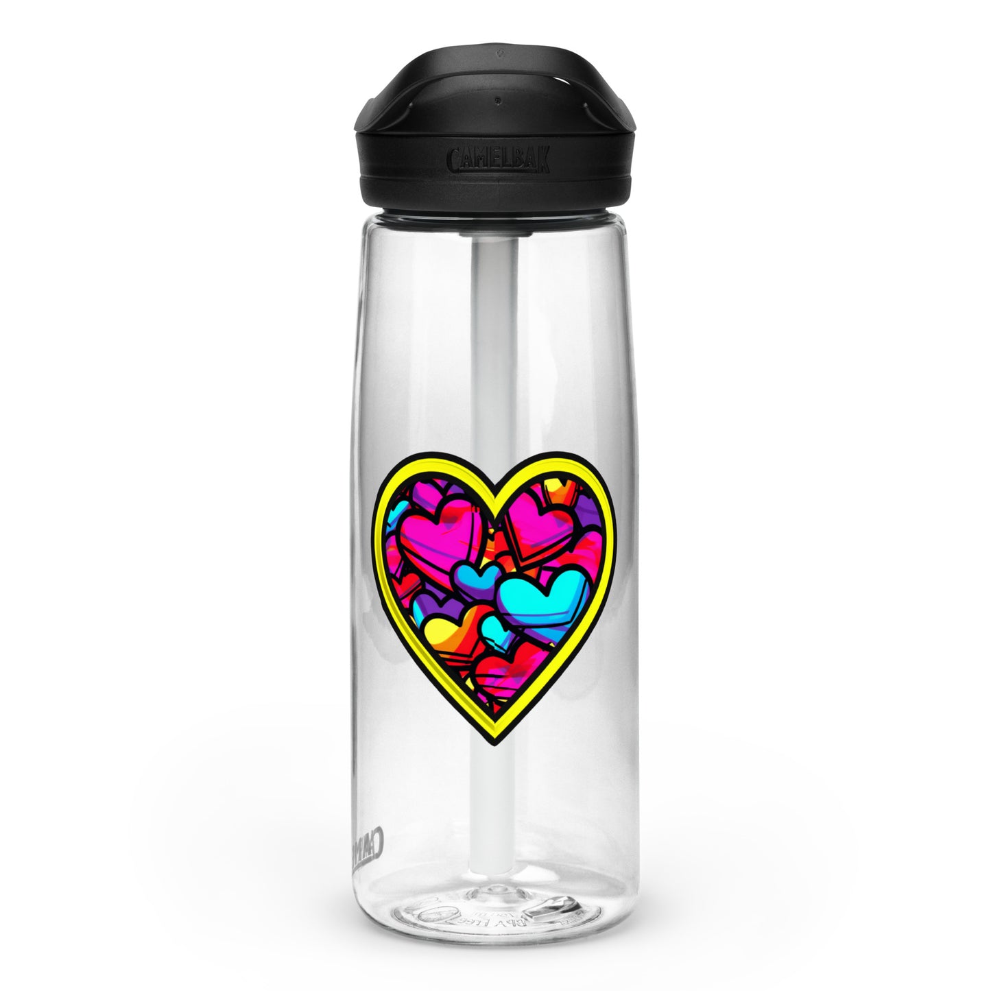 Heart 25oz Sports water bottle