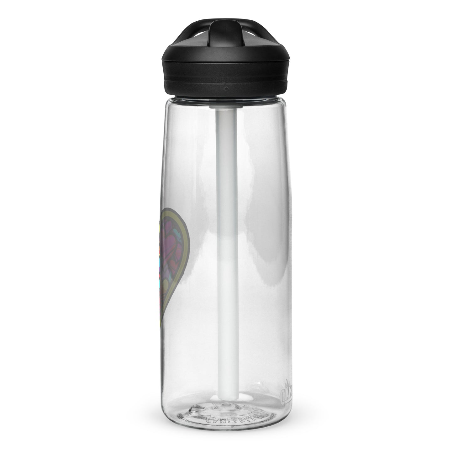 Heart 25oz Sports water bottle