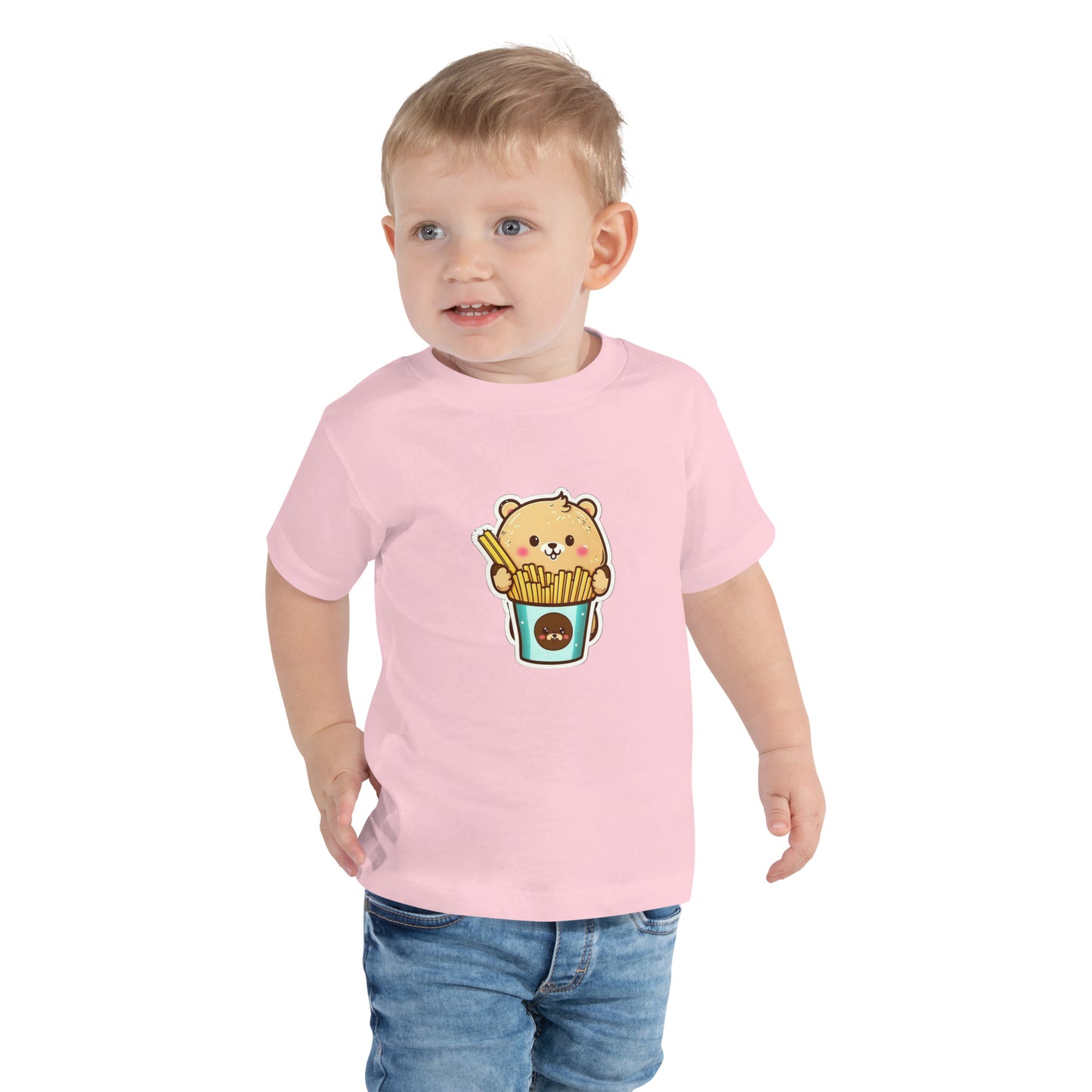 Bear Fries Toddler Short Sleeve Tee