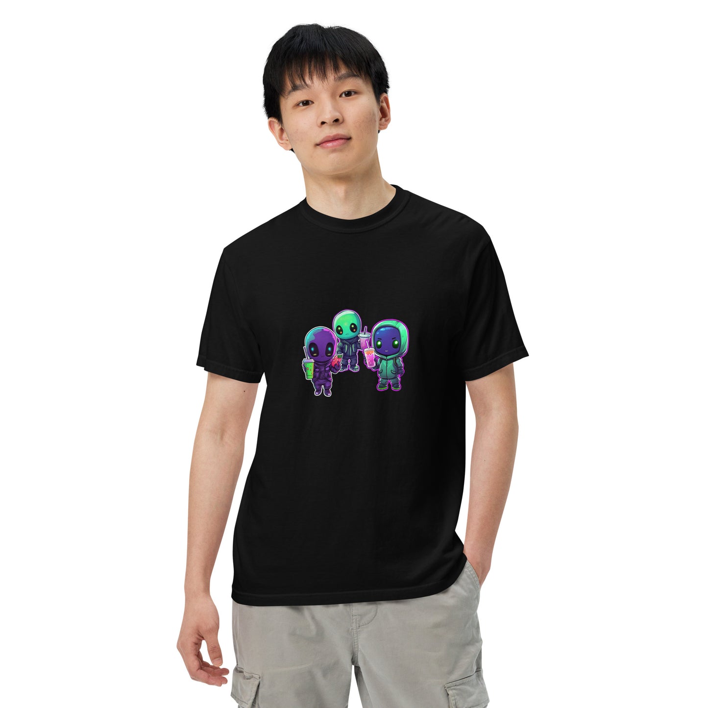 Alien Unisex garment-dyed heavyweight t-shirt