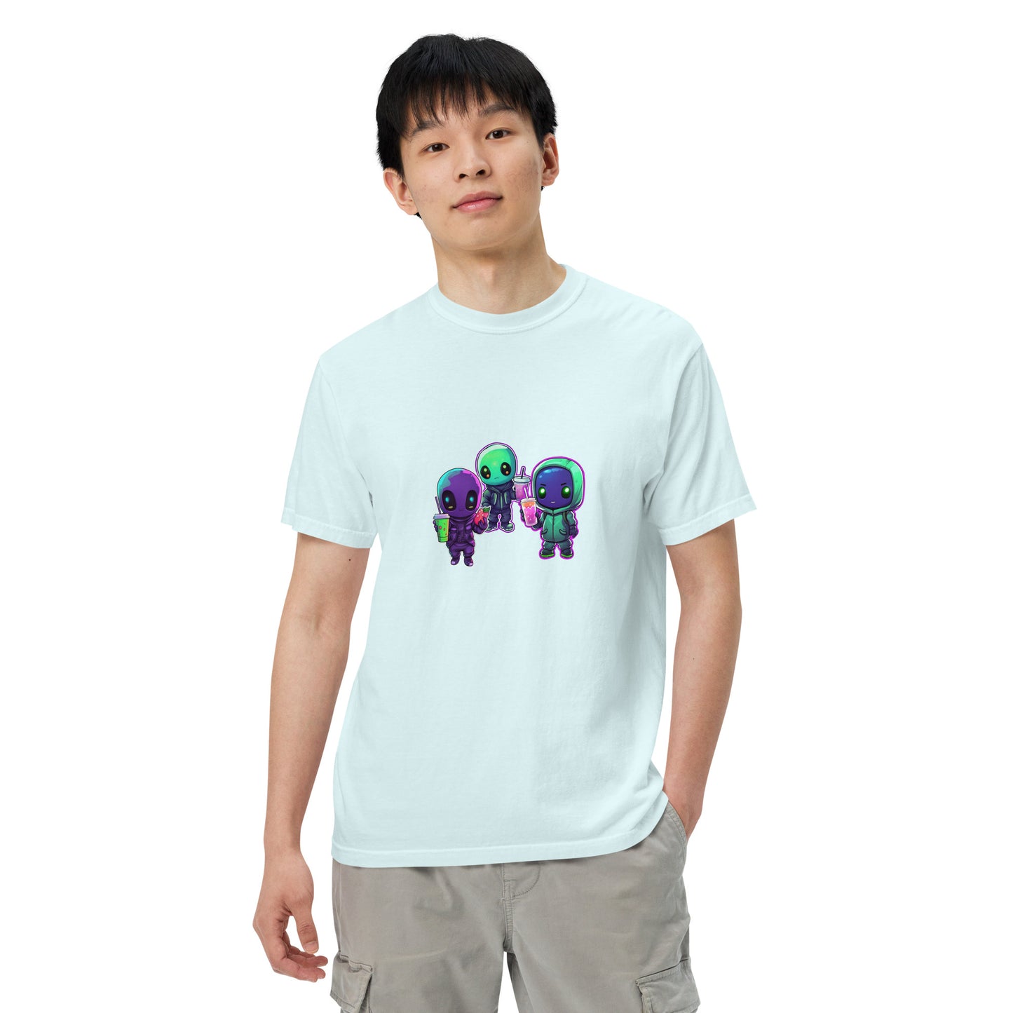 Alien Unisex garment-dyed heavyweight t-shirt