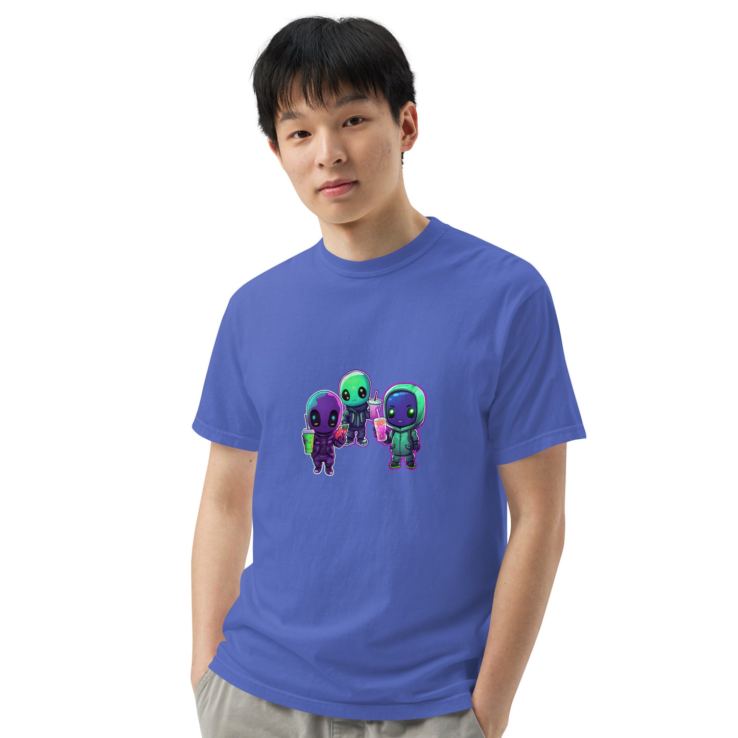 Alien Unisex garment-dyed heavyweight t-shirt