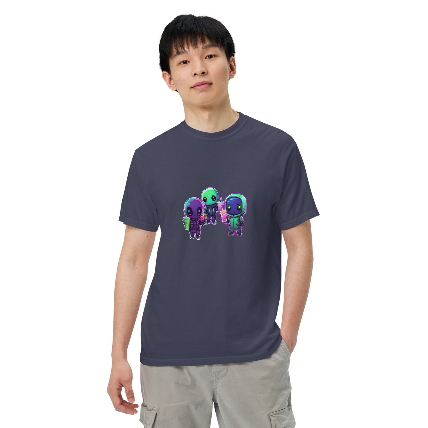 Alien Unisex garment-dyed heavyweight t-shirt