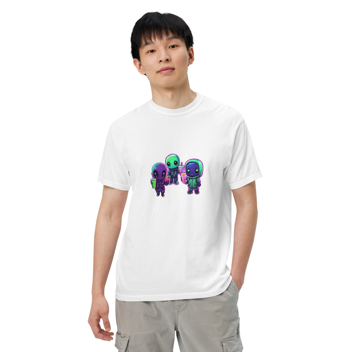 Alien Unisex garment-dyed heavyweight t-shirt