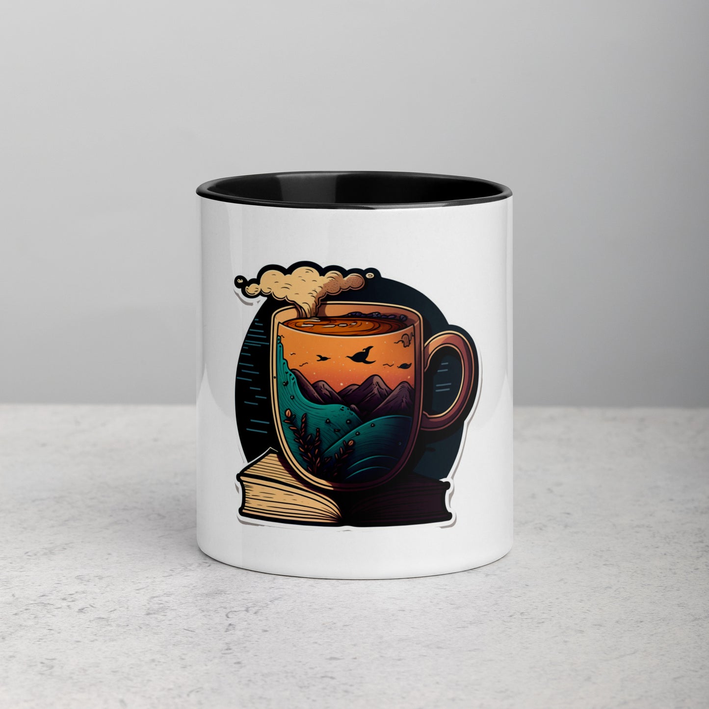 Tea Design Mug with Color Inside