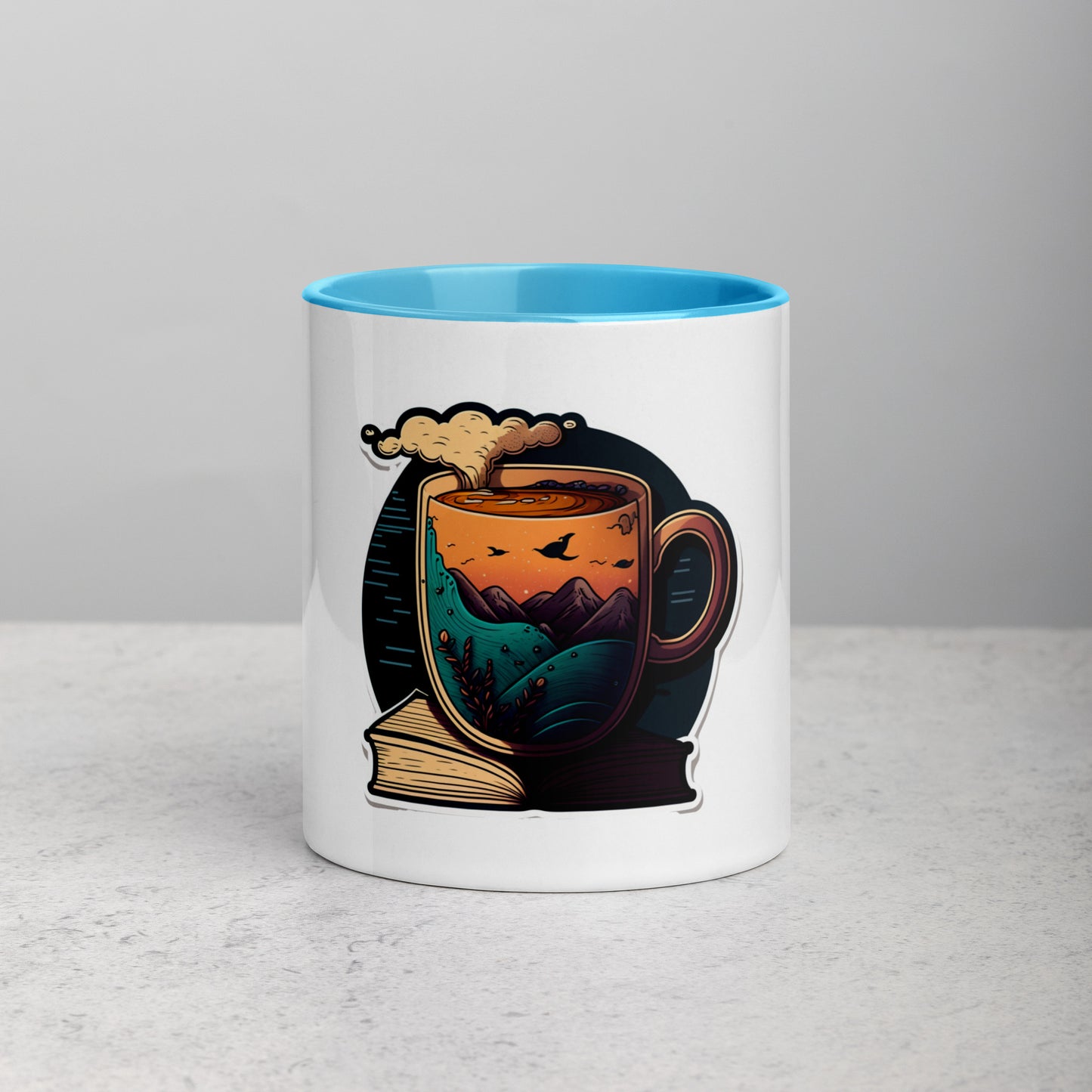 Tea Design Mug with Color Inside