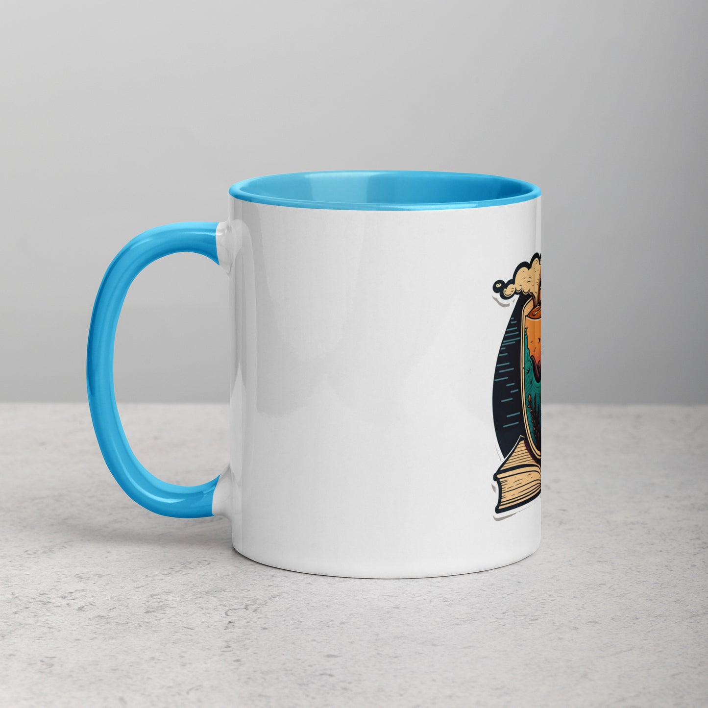 Tea Design Mug with Color Inside