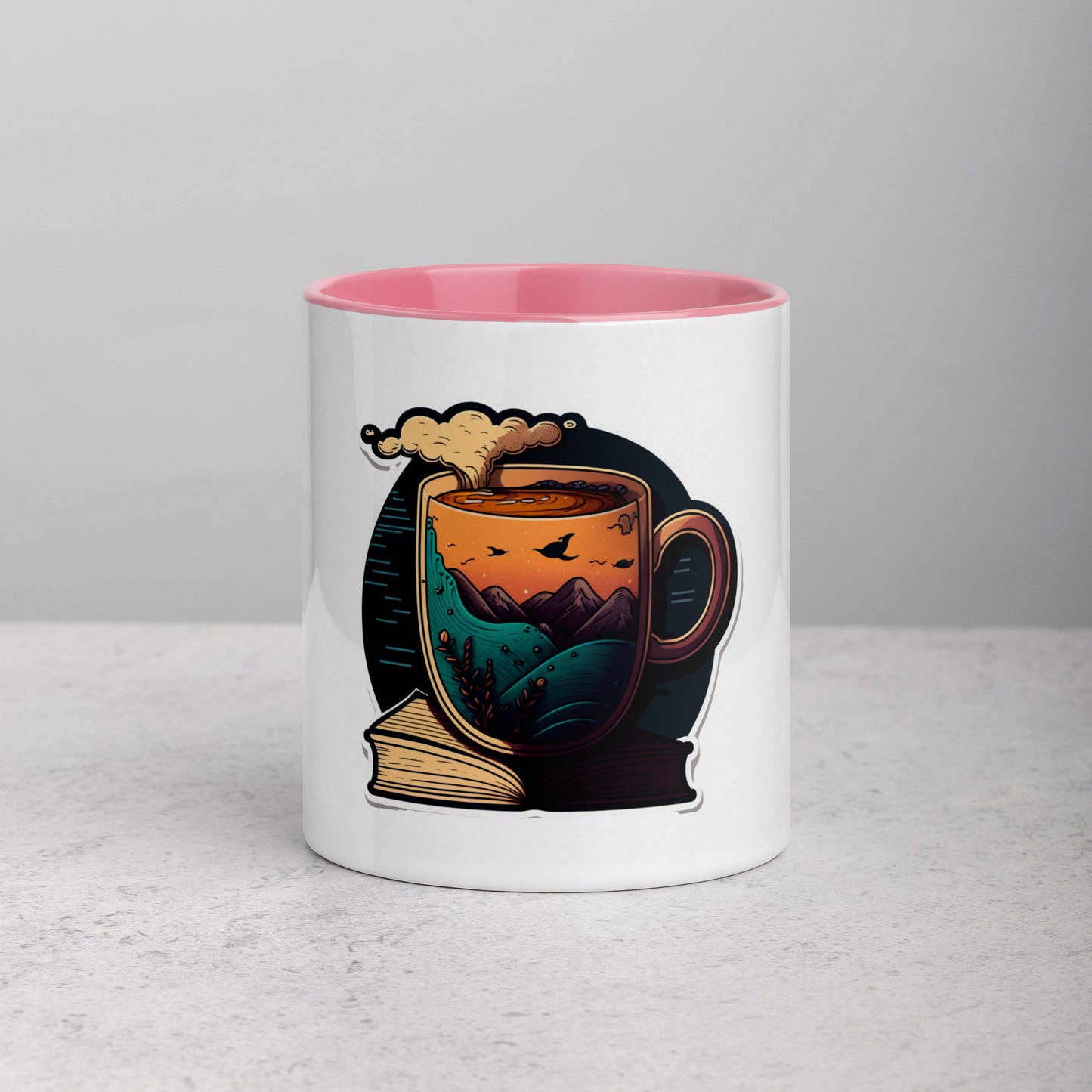 Tea Design Mug with Color Inside