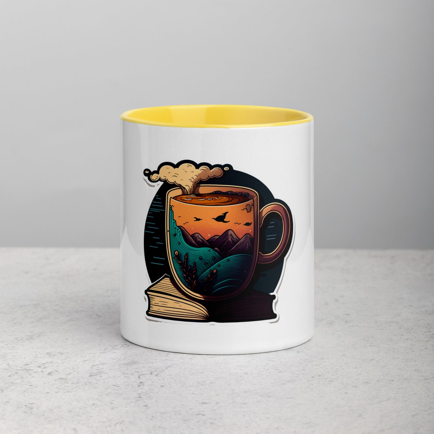 Tea Design Mug with Color Inside
